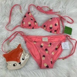 Kate Spade pineapple Laniakea Beach bikini small